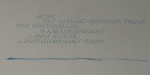 Of Life that awkward systematic dream that which is pervades is a reality foremost and most secular and most effervescent theme